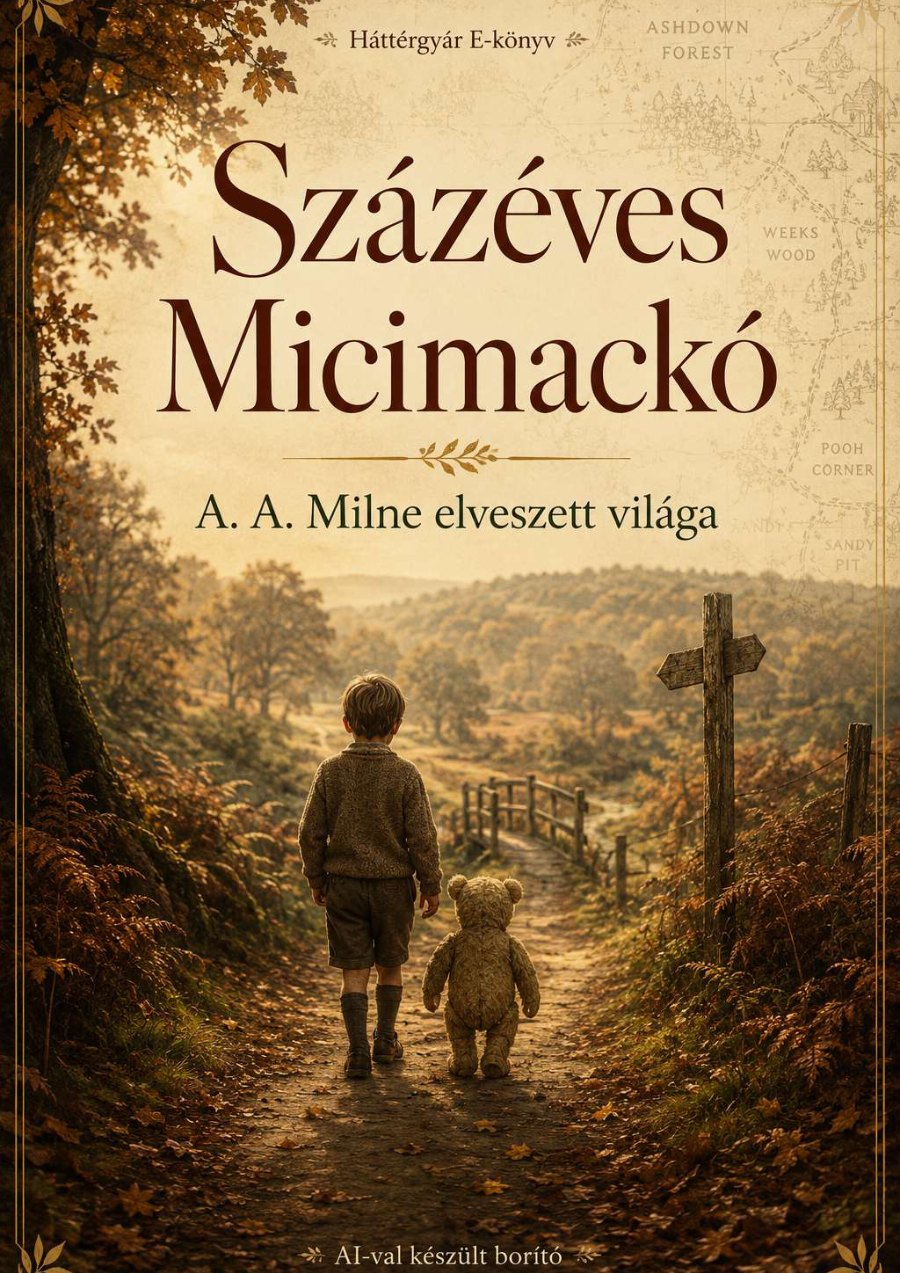 Százéves Micimackó – A. A. Milne elveszett világa borítója