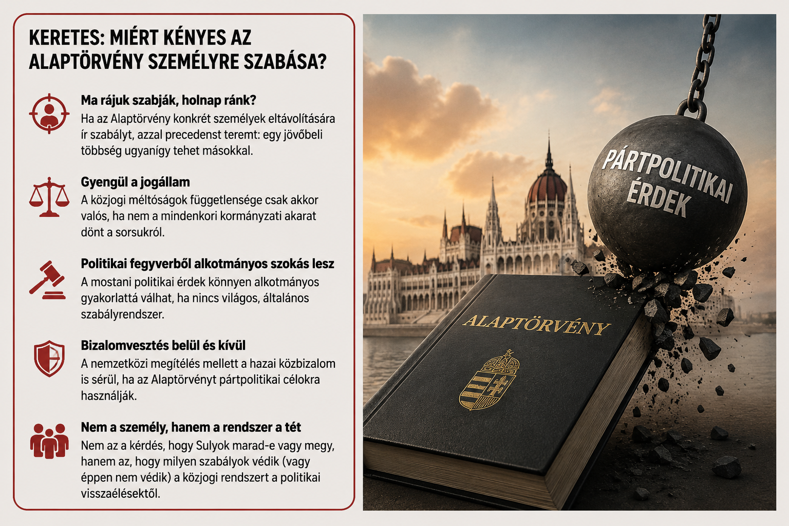 Eldőlhet, mennyi maradt a régi közjogi rendszerből