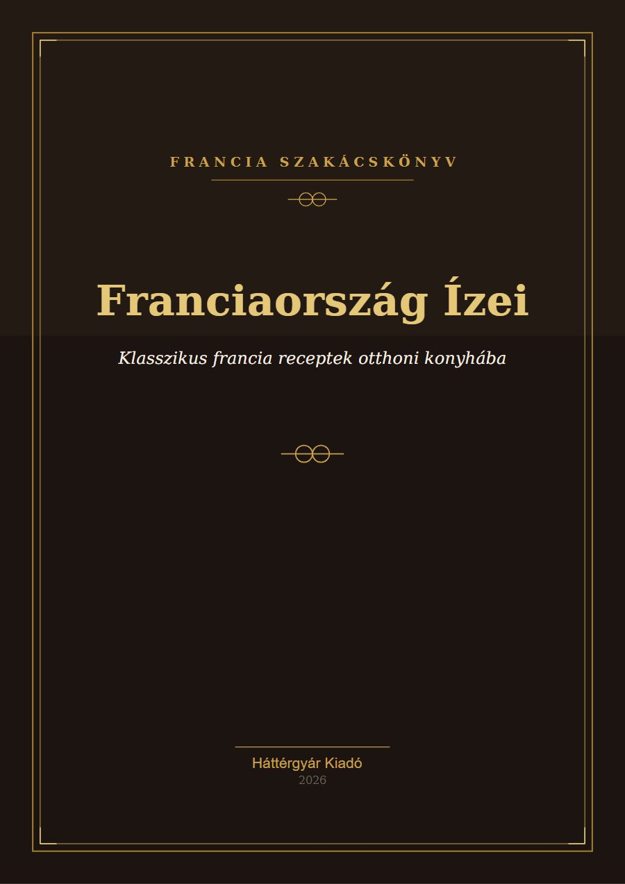 Franciaország ízei borítója
